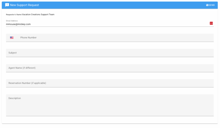How to Request Support - Vacation Creations Software for Travel Agents