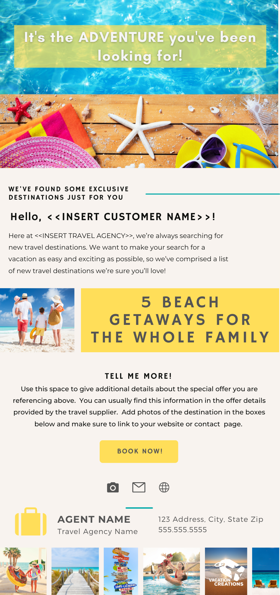 Email Templates For 5 Emails Blog - Vacation Creations Software for Travel Agents Email Templates For 5 Emails Blog