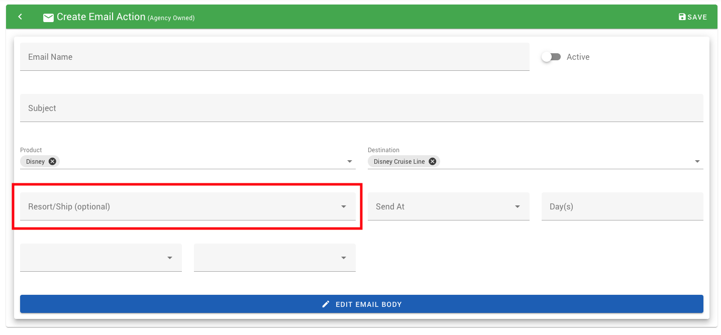 Resort Ship Reservations Email - Vacation Creations Software for Travel Agents Resort Ship Reservations Email